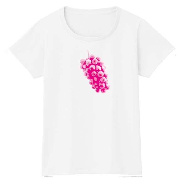 ブドウTシャツ(ピンク) 4枚目の画像