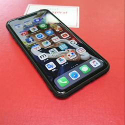 青い イチゴ   ガラス スマホケース  iPhone 11 8 7 plus X /XS/XR/XS MAX/ 10枚目の画像