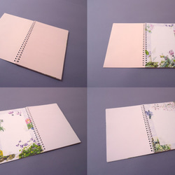 《送料無料》NOTEBOOK 【 Notebook of wildflowers and nuts 】 4枚目の画像