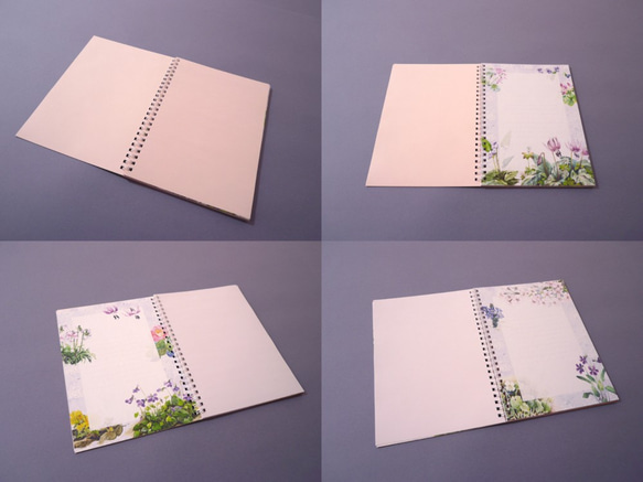 《送料無料》NOTEBOOK 【 Notebook of wildflowers and nuts 】 4枚目の画像