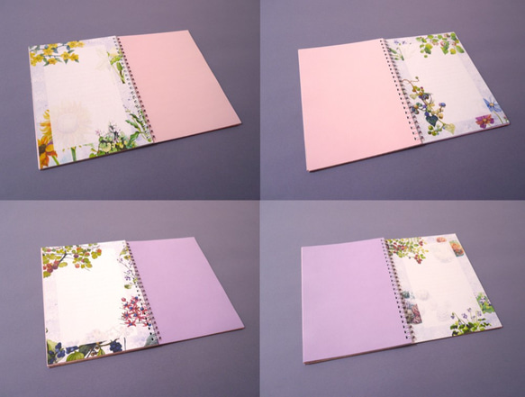 《送料無料》NOTEBOOK 【 Notebook of wildflowers and nuts 】 6枚目の画像