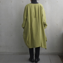 TEN TSUNAGI wool linenーライムグリーンー 2枚目の画像