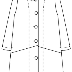 CUBY LNEN -short collar-　ﾗｲﾄｸﾞﾚｰ×ｵﾌ白 9枚目の画像