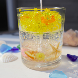 レモンかき氷のようなビタミンカラーたっぷりジェルキャンドル 8枚目の画像