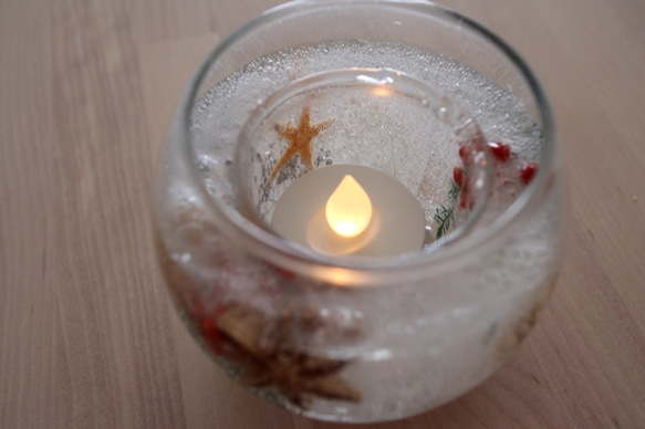 モテ部屋になれる♡火を使わないおしゃれなクリスマス風キャンドルホルダー 5枚目の画像