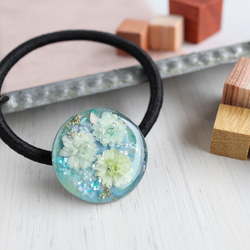 雪の結晶 レジン製ヘアゴム ヘアゴム はなみずき 通販 8291179｜Creema