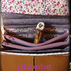 LIBERTY   Phoebe  ピンクWファスナー長財布 2枚目の画像