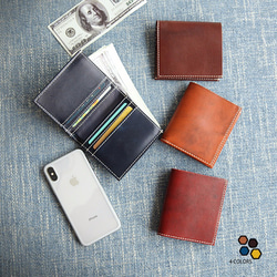 本革財布　二つ折り財布【preBR9092】（展示） 2枚目の画像