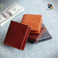 本革財布　二つ折り財布【preBR9092】（展示） 3枚目の画像