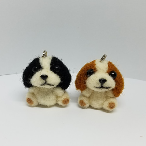 オーダー受付中】羊毛フェルト 動物 犬 猫 など ストラップ