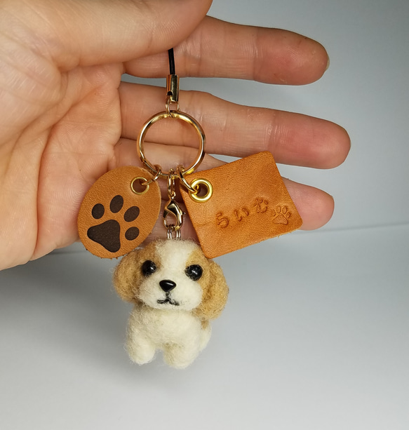 羊毛フェルト シーズー 犬 ハンドメイド いぬ 羊毛フェルト