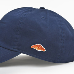 [海軍藍] 棉帽；搭配羊角麵包刺繡 第5張的照片