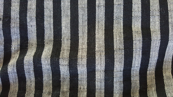 会津木綿を使用した巾着袋 3枚目の画像