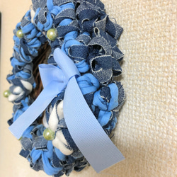 デニムリース・サンキャッチャー 2枚目の画像