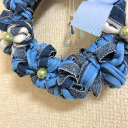 デニムリース・サンキャッチャー 3枚目の画像