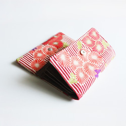 日本旅行 X 日幣分隔財布 - 彩菊【限量手工製作】 第3張的照片