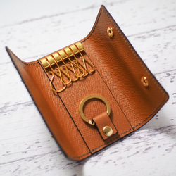 フランス産高級レザー「トリヨン・クレマンス」使用 シンプルで使い