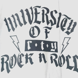 シンプルＴシャツ②《ホワイト》UNIVERSITY OF ROCK N ROLL 3枚目の画像