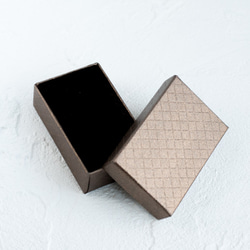 薄型高級ギフトボックス（小）４個 （クリックポスト対応）ダークブラウン 3枚目の画像