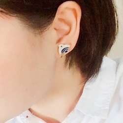 千鳥　おおぶり　ハンドメイド　ピアス　イヤリング 0_9c57002a3c0f05dccb85feb8657a