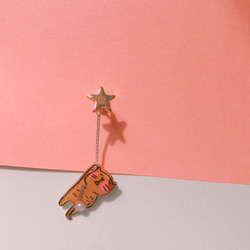 摘星星的貓耳環 第2張的照片