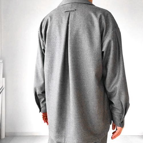0メンズ【men's】《セットアップ》最上質ウールフラノ素材 千鳥 0メンズ【men's】《セットアップ》最上質ウールフラノ素材 千鳥
