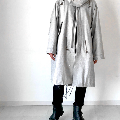 メンズ【men's】最上質ウールツイードヘリンボーン素材 究極のモッズ