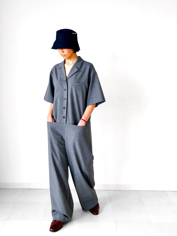 レディス【ladies】 TR素材 オールインワン ロンパース ジャンプ