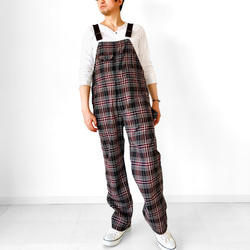メンズ【men's】 ウール混ウォッシャブルツイード チェック柄