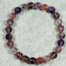 天然石　スーパーセブン　レピド　ブレス　ブレスレット 天然石 スーパーセブン ブレスレット 7.8mm ブレスレット アイテンネン