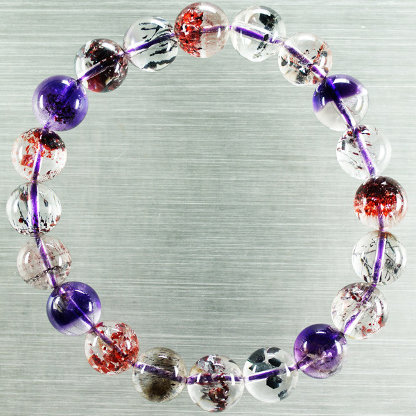 天然石　スーパーセブン ブレスレット 10.5mm