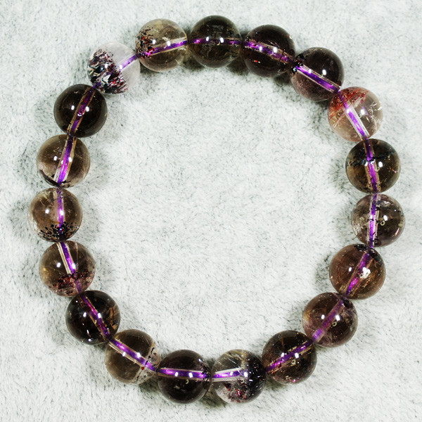 天然石　スーパーセブン ブレスレット 10.5mm