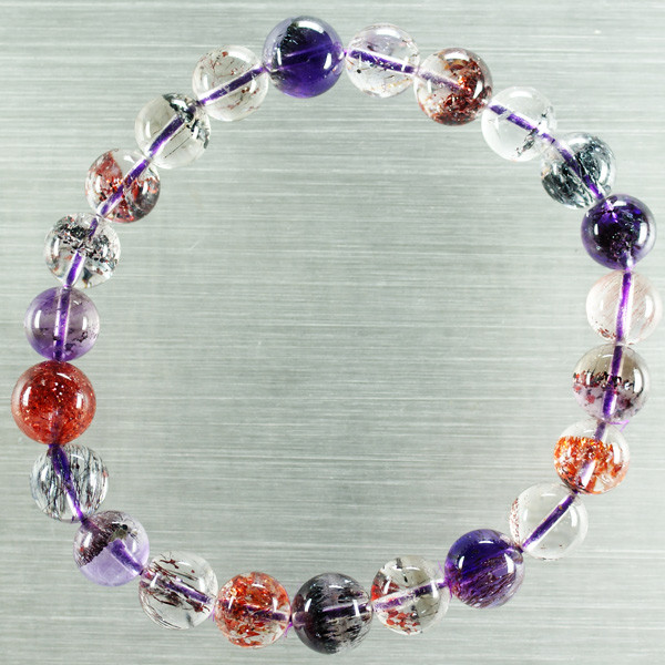 天然石　スーパーセブン ブレスレット 8.8mm