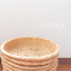 【SALE】KAMEKICHIの竹ざる 5枚目の画像