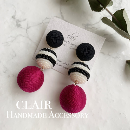 ボンボンピアス/イヤリング オーダーページ