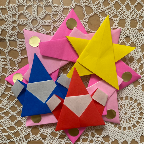 折り紙 ミニリースセット クリスマス 冬 クリスマスツリー ダブルベル