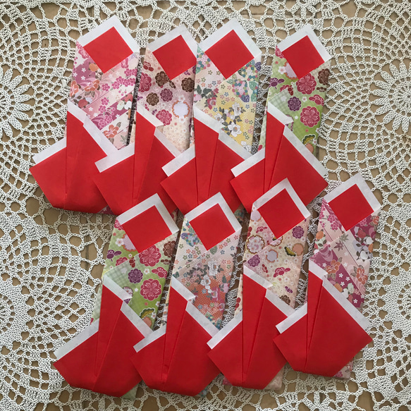 折り紙 お箸袋 楊枝入れ付き 和風千代紙 ホームパーティーに 箸