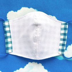 【送料無料】【セール】夏マスク　機能性Tシャツ生地使用　アジャスター付　ジュニアサイズ　立体【G】 2枚目の画像
