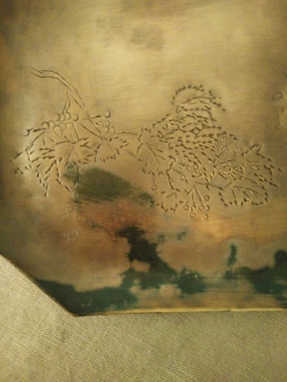 黃銅小盤 /手工飾品盤點心碟 (可刻英文名) 第4張的照片