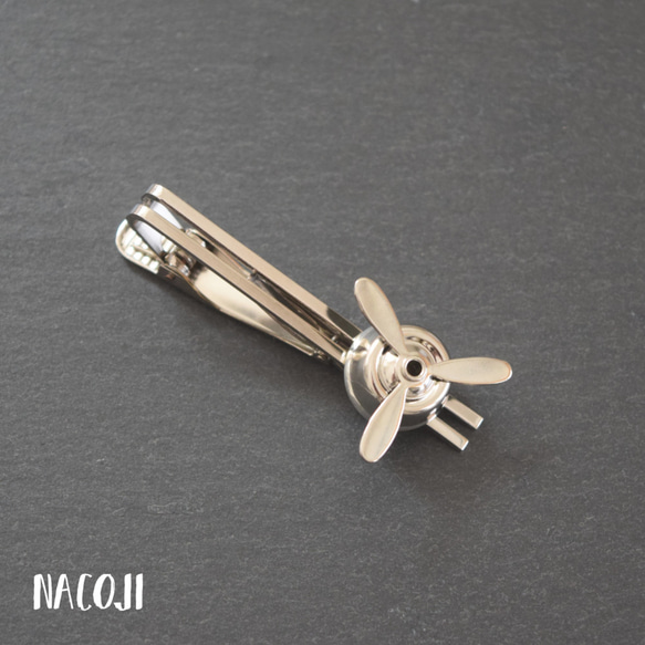 プロペラのネクタイピン -- Spinning Propeller Tie Clip 2枚目の画像