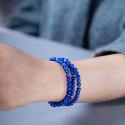 藍晶石三圈14KGF手鍊 | 天然水晶手鏈客製化手環禮物|設計師推薦 第2張的照片