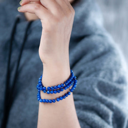 藍晶石三圈14KGF手鍊 | 天然水晶手鏈客製化手環禮物|設計師推薦 第6張的照片