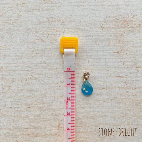 14kgf海の雫ピアス/イヤリング 海の雫ピアス/イヤリング ピアス（スタッド・一粒） stone