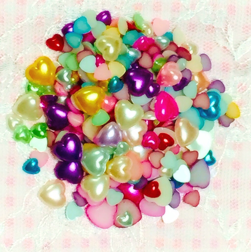 ハートパールチェーン♡1m50円