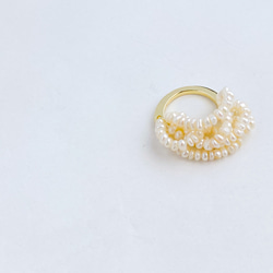 【送料無料】freshwater pearl ring 4枚目の画像