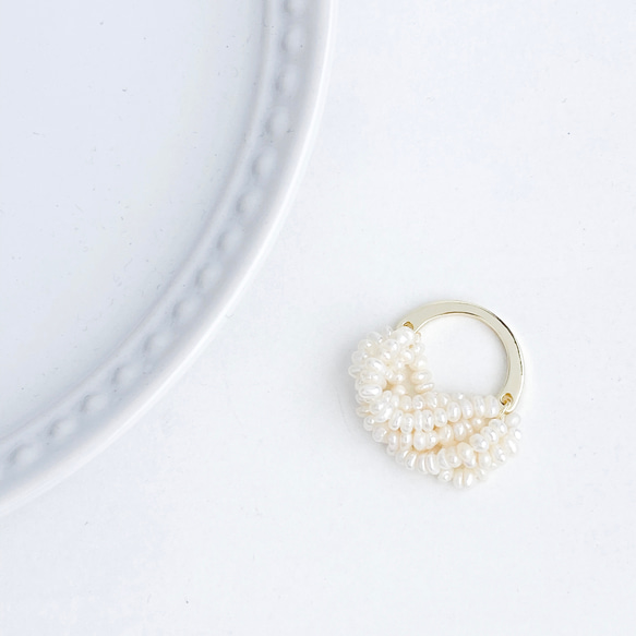 【送料無料】freshwater pearl ring 5枚目の画像