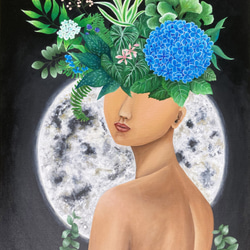 Customized Painting "The Completion．Full Moon" 65×53 cm 1枚目の画像