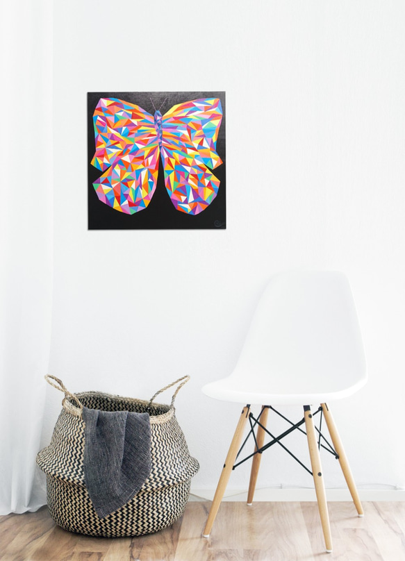 蝴蝶繪畫《閃耀你的光彩》butterfly painting "Shine Your Light" 第7張的照片