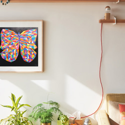 蝴蝶繪畫《閃耀你的光彩》butterfly painting "Shine Your Light" 第10張的照片