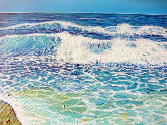 ｜Hello Ocean｜Acrylic Painting 2枚目の画像